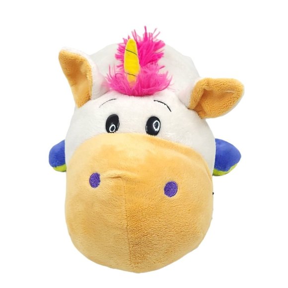 Jay At Play FlipaZoo Imogen Dragon Persephone Unicorn 2 In 1 Plush Stuffed Toy - Picture 12 of 13